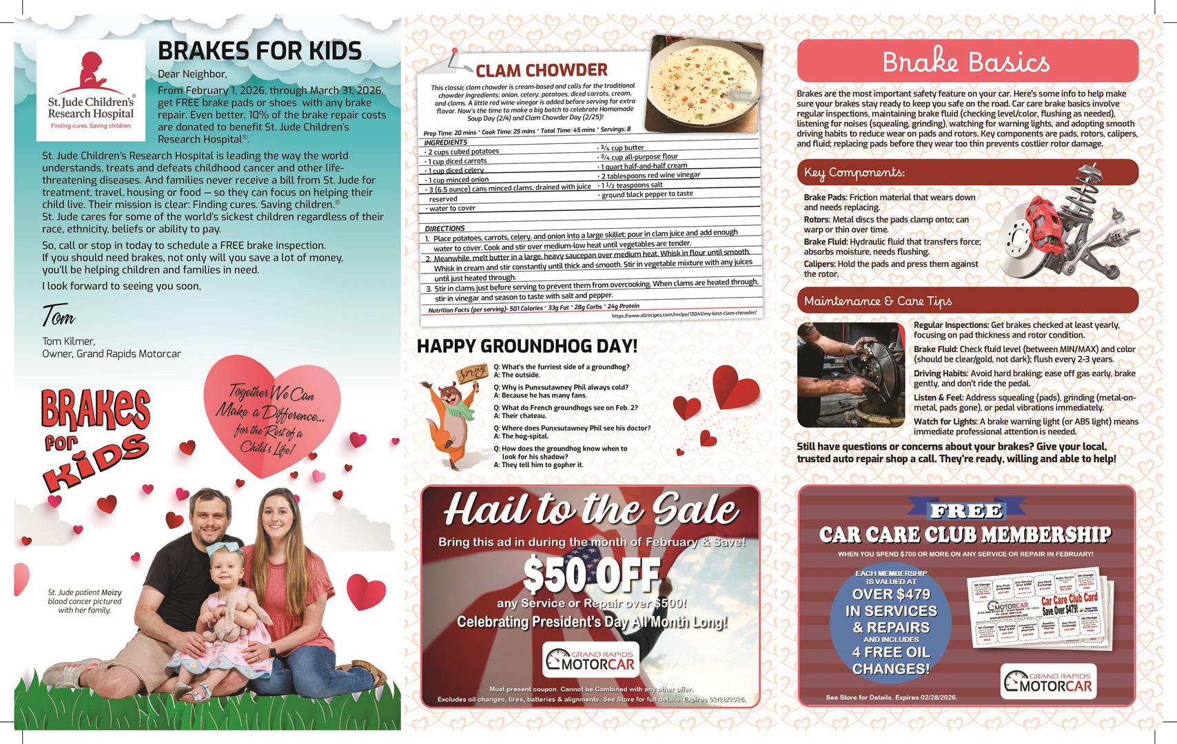 November Newsletter Part 2 | Grand Rapids Motorcar